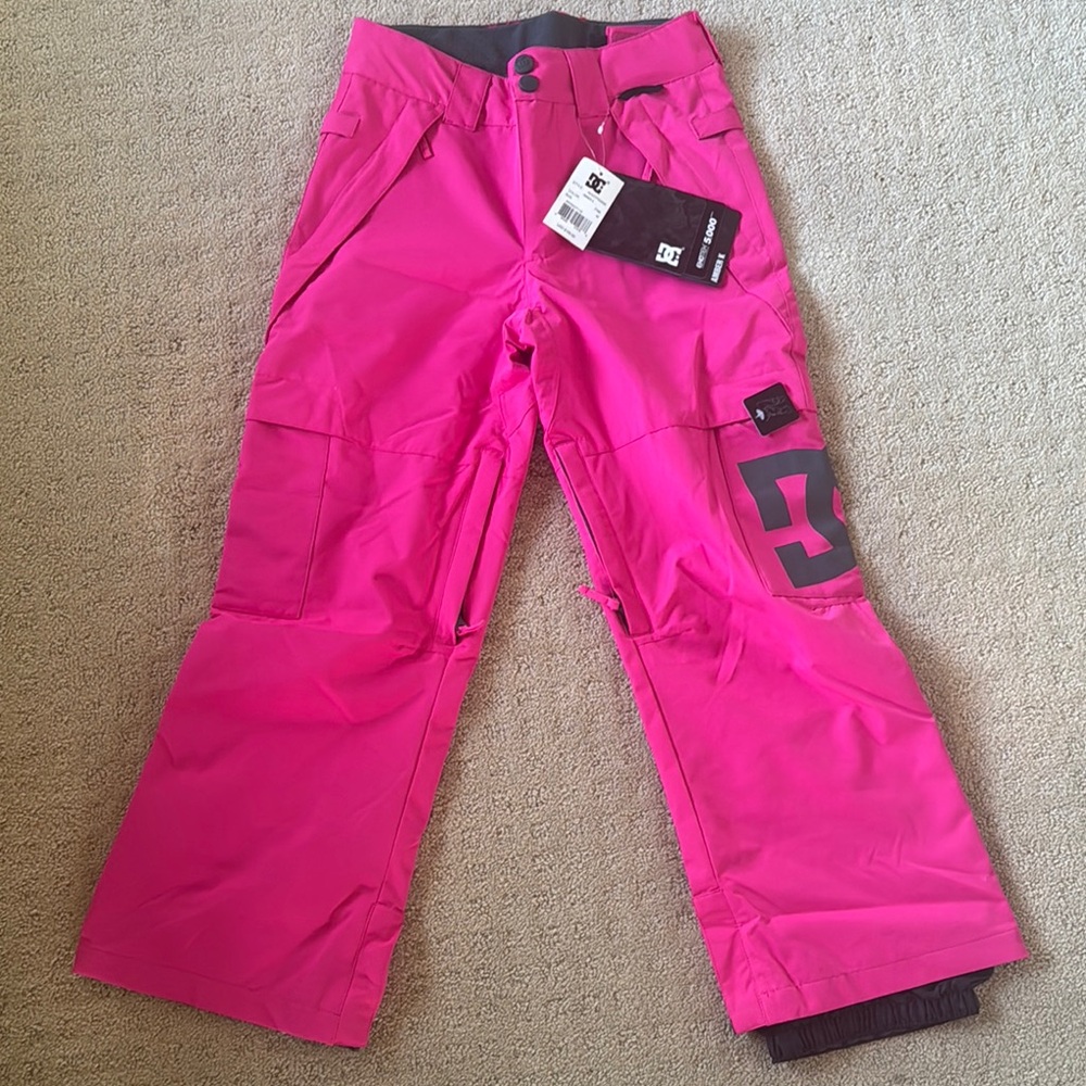 DC Kids Pink Snow Pants
